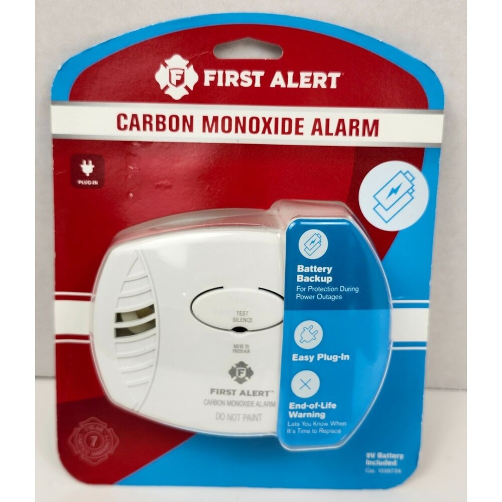 First Alert Carbon Monoxide Alarm Alert CO605-3 Battery Operated New Sealed